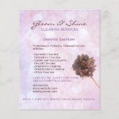 Pink Clearing Services Flyer (Vorne)