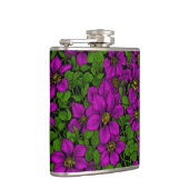 Pink Clematis Flachmann (Rechts)