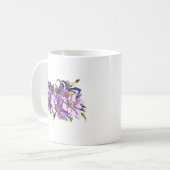 Pink Clematis Kaffeetasse (Vorderseite Links)