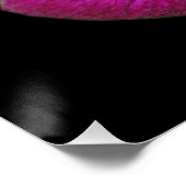 Pink Clematis Poster (Ecke)