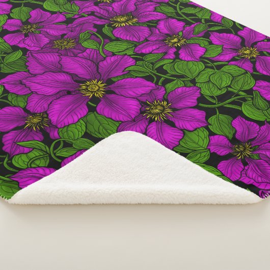 Pink Clematis Sherpadecke (3/4)