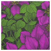 Pink Clematis Stoff (Muster)
