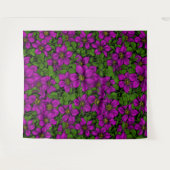 Pink Clematis Wandteppich (Vorderseite (Horizontal))