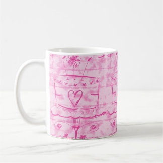 Pink Cloud Cake Kaffeetasse