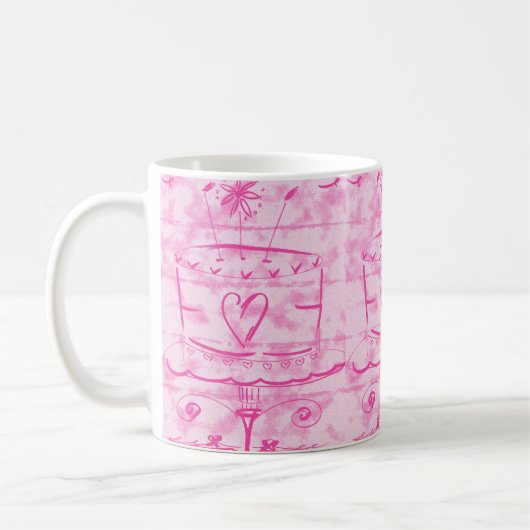 Pink Cloud Cake Kaffeetasse (Links)