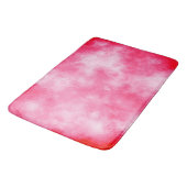 Pink Cloud Effect Bath Mat Badematte (Schrägansicht)