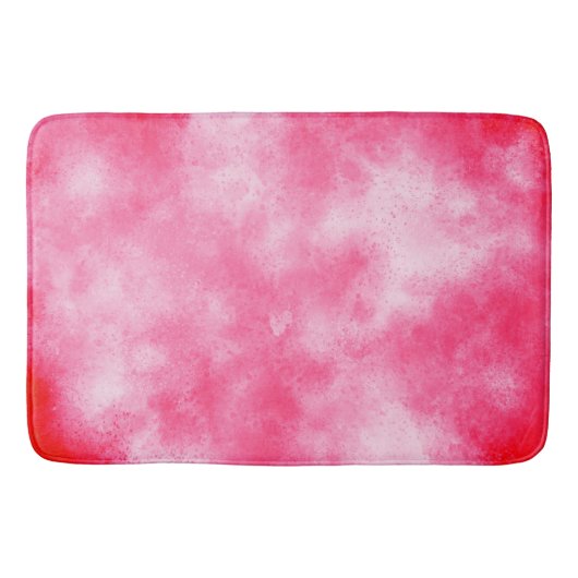 Pink Cloud Effect Bath Mat Badematte (Vorderseite)
