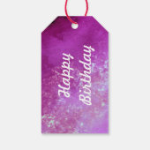 Pink Cloud Effect Geschenkanhänger (Rückseite)