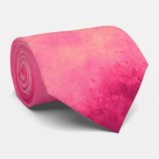 Pink Cloud Effect Neck Tie Krawatte (Gerollt)