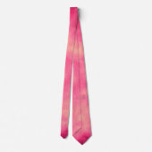 Pink Cloud Effect Neck Tie Krawatte (Rückseite)