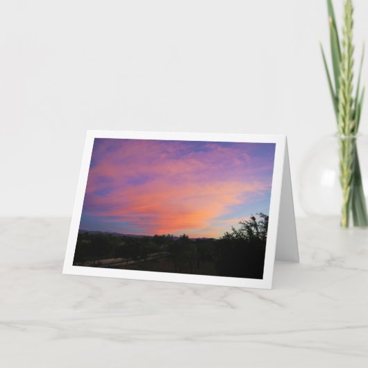 Pink Cloud Landscape Karte (Vorderseite)