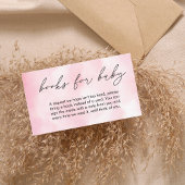 Pink Cloud Nine Baby Duschbücher für Baby Begleitkarte