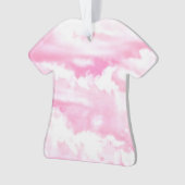 Pink Clouds Fashion Background Ornament (Vorderseite)