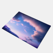 Pink clouds fußmatte (Schrägansicht)