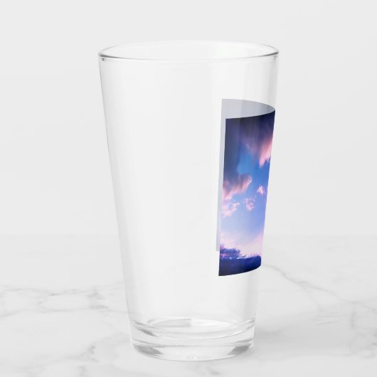Pink clouds glas (Rechts)