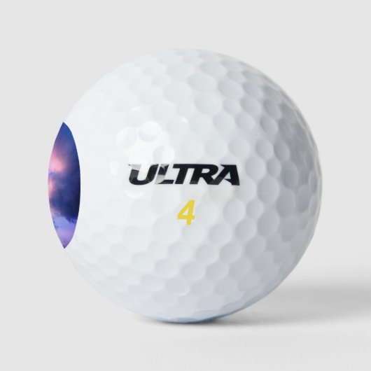 Pink clouds golfball (Logo)