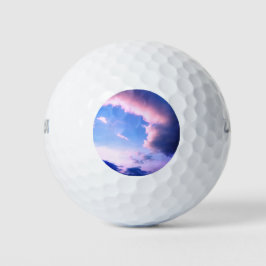 Pink clouds golfball