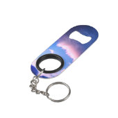 Pink clouds mini flaschenöffner (Rückseite Schrägansicht)