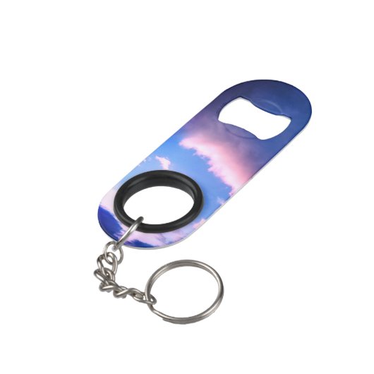 Pink clouds mini flaschenöffner (Rückseite Schrägansicht)