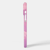 Pink Clouds Mit Monogramm Case - Mate iPhone (Rückseite / Links)