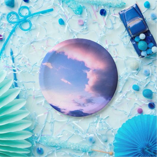 Pink clouds pappteller (Party)