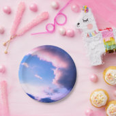 Pink clouds pappteller (Party)