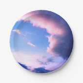 Pink clouds pappteller (Vorderseite)