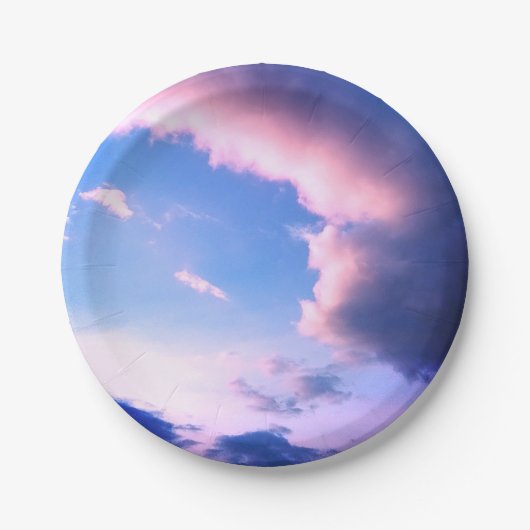 Pink clouds pappteller (Vorderseite)