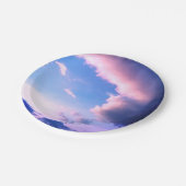 Pink clouds pappteller (Schrägansicht)