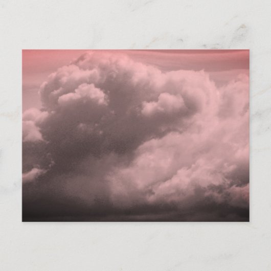 PINK CLOUDS POSTCARD POSTKARTE (Vorderseite)