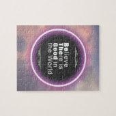 Pink Clouds Quote Puzzle (Horizontal)