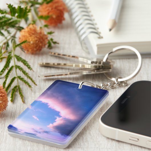 Pink clouds schlüsselanhänger (Vorderseite rechts)