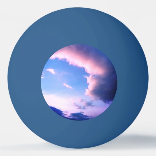 Pink clouds tischtennisball (Vorderseite)