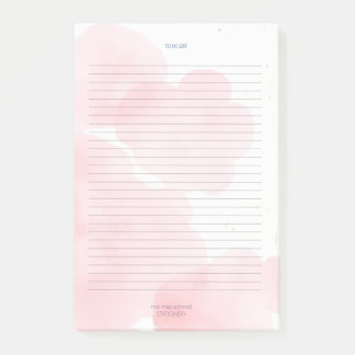 Pink Clouds To Do List Pad Post-it Klebezettel