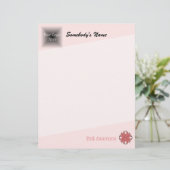 Pink Clover Ribbon von Kenneth Yoncich (Stehend Vorderseite)