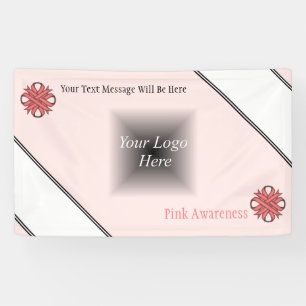 Pink Clover Ribbon von Kenneth Yoncich Banner