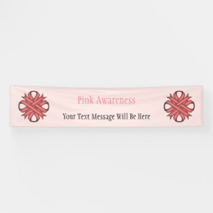 Pink Clover Ribbon von Kenneth Yoncich Banner