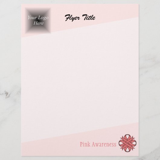 Pink Clover Ribbon von Kenneth Yoncich Flyer (Vorne)