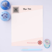 Pink Clover Ribbon von Kenneth Yoncich Flyer (Einzeln)