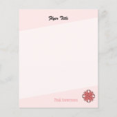 Pink Clover Ribbon von Kenneth Yoncich Flyer (Hinten)