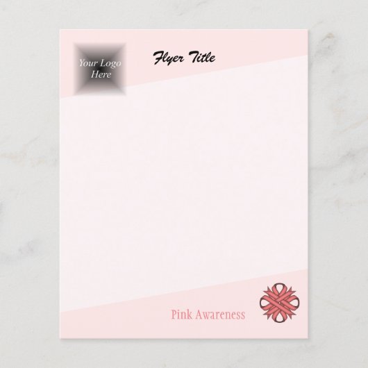 Pink Clover Ribbon von Kenneth Yoncich Flyer (Vorne)