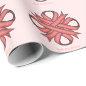 Pink Clover Ribbon von Kenneth Yoncich Geschenkpapier (Rolleneckpunkt)