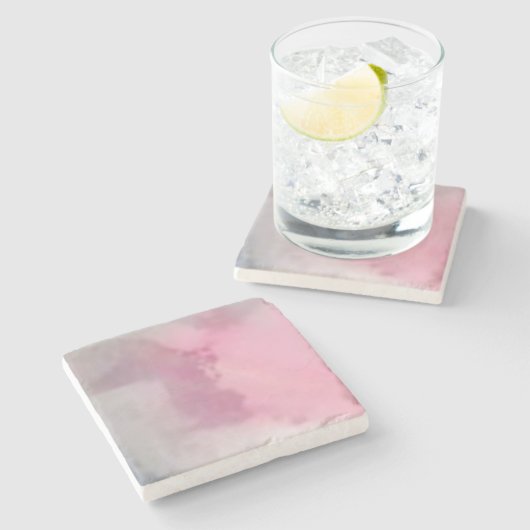 Pink coaster steinuntersetzer (Seitenansicht)