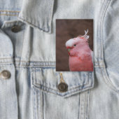 Pink Cockatoo Button (Insitu)