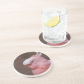 Pink Cockatoo Getränkeuntersetzer (Seite)