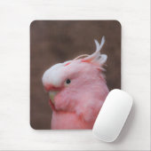 Pink Cockatoo Mousepad (Mit Mouse)