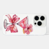 Pink Cocktail Charm Case-Mate iPhone Hülle (Rückseite (Horizontal))