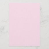 Pink Cocktail Party 30th Birthday | Retro Martini  Einladung (Rückseite)