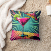 Pink cocktail Throw Cushion Kissen (Decke)