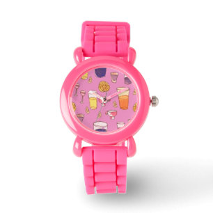 Pink Cocktail Watch Armbanduhr
